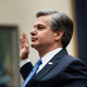 FBI Director Christopher Wray takes the oath before a full committee hearing on “Oversight of the Federal Bureau of Investigation” on Capitol Hill February 5, 2020, in Washington, DC.